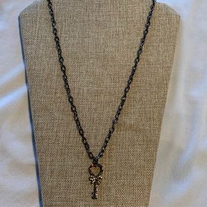 Gem Stone key necklace.